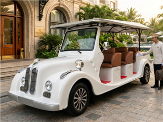 Xe Điện Cổ 8 Chỗ Lvtong LT-S8.FB: Đẳng Cấp Thượng Lưu Cho Khách Sạn & Resort