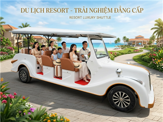 Hành trình chọn vẹn tại sân Golf, Resort Với Xe Điện Kiểu Cổ Lvtong LT-S8.FA / LT-S8.FB