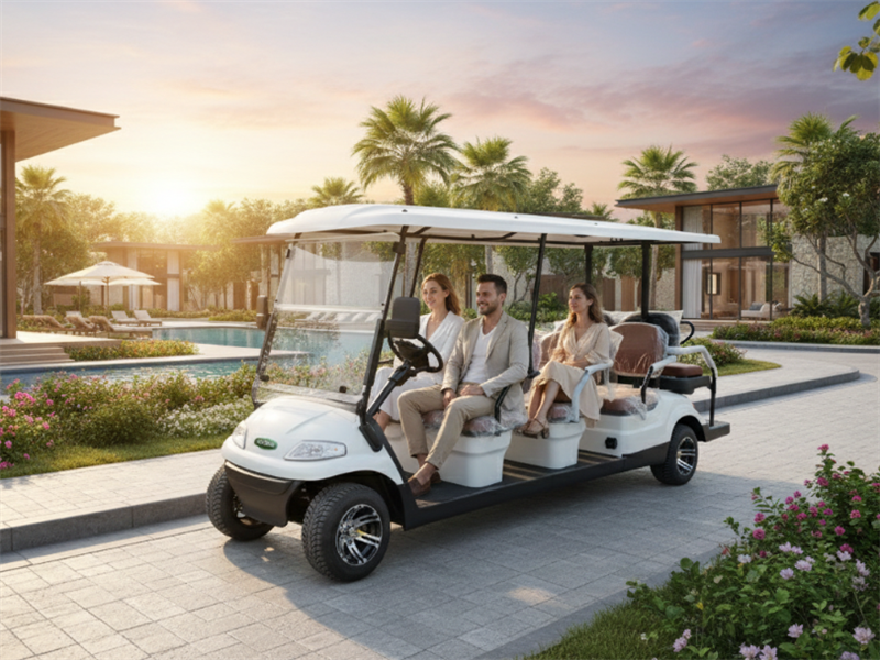 Xe Điện Bốn Bánh Lvtong: Giải Pháp Đưa Đón Khách Tham Quan Dự Án Bất Động Sản Chuyên Nghiệp