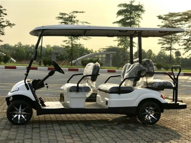 Giải Pháp Vận Chuyển Xanh Trong Công Ty, Resort Với Xe Điện Kiểu Golf 6 Chỗ Ngồi Lvtong LT-A617.4+2
