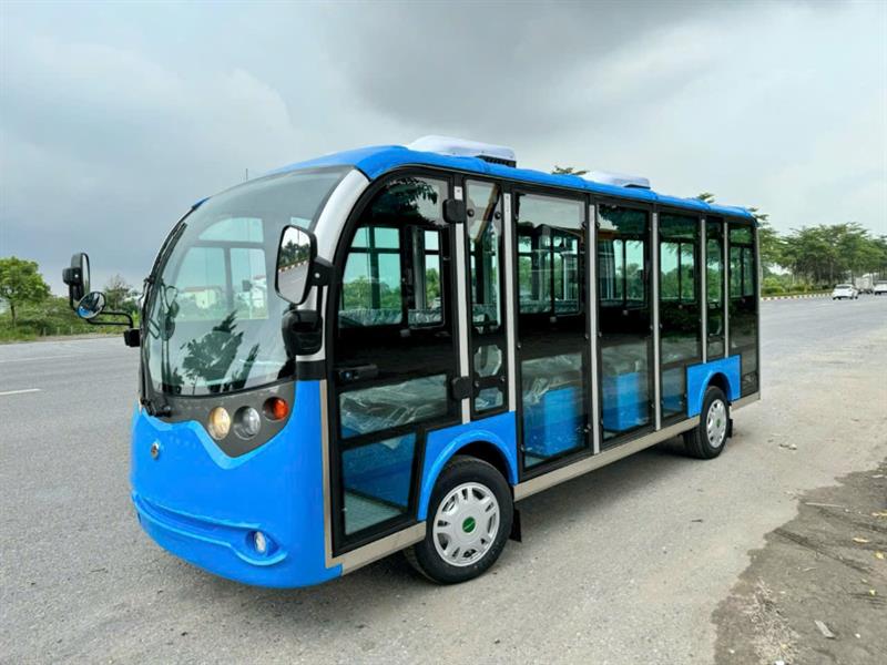 Xe điện bốn bánh 8 chỗ ngồi chở học sinh khu nội đô thị cho trường học nhãn hiệu Lvtong.
