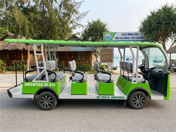 Xe điện chở khách du lịch Greentech GT-S14 14 chỗ ngồi