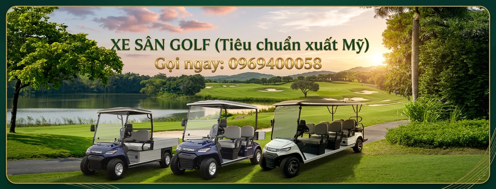 Bán xe điện sân Golf 0969400058