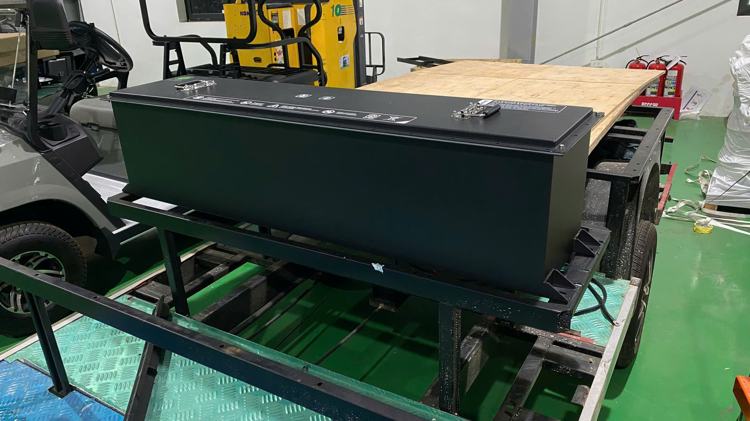 Pin Lithium Greentech lắp xe Lvtong