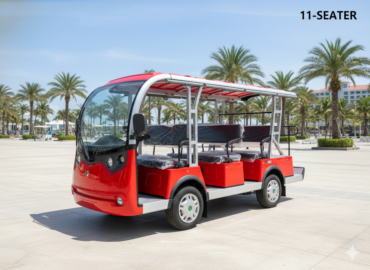 Xe điện chở khách 11 chỗ ngồi